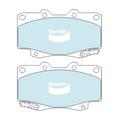 4WD Front Disc Brake Pads Set for Hilux (2005–2016)