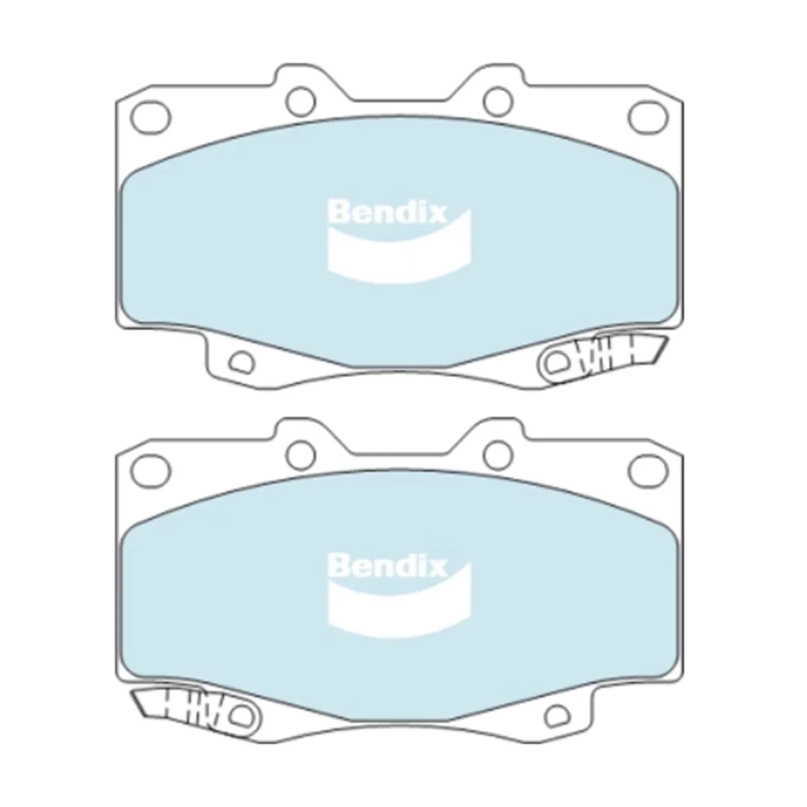 4WD Front Disc Brake Pads Set for Hilux (2005–2016)
