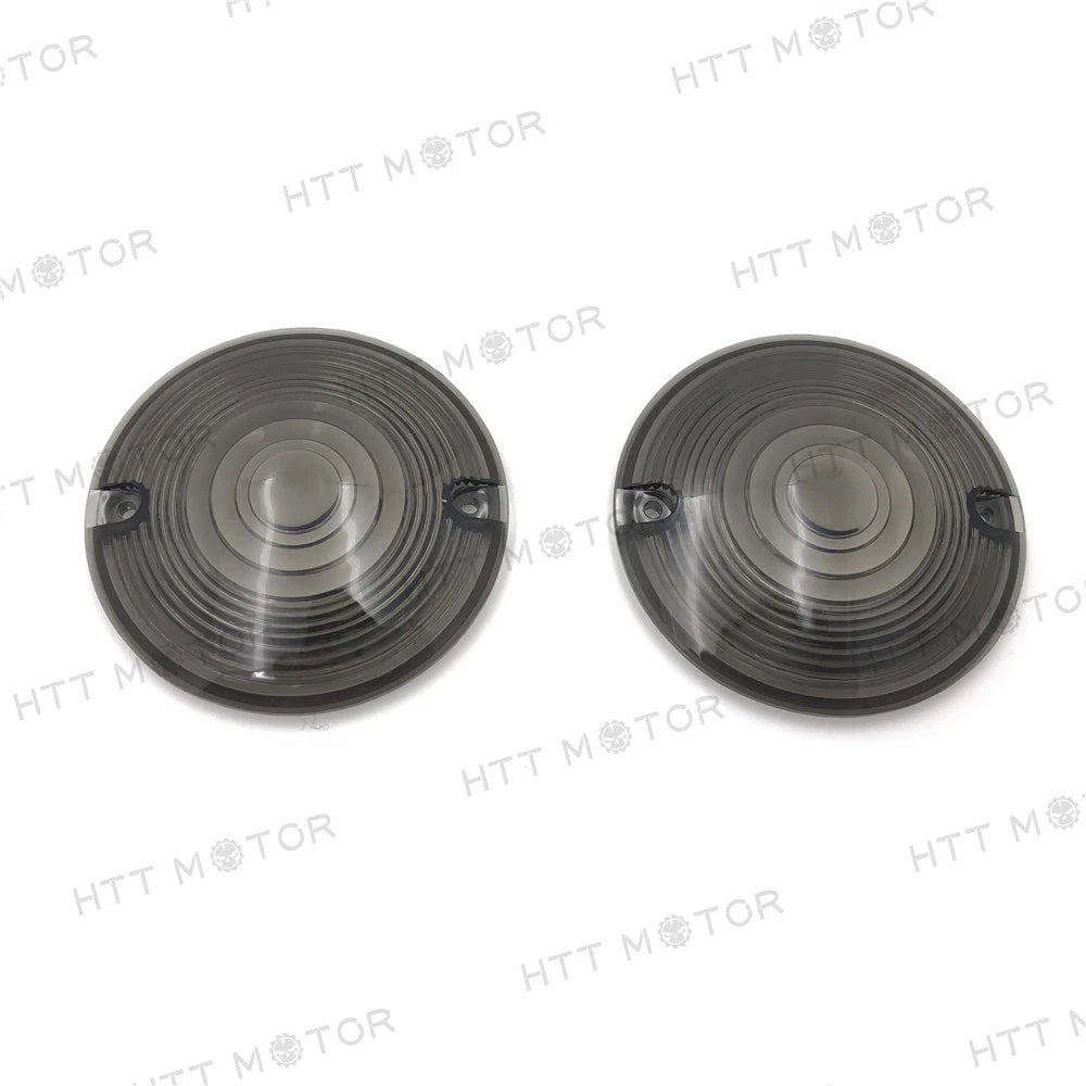 Smoke Flat Turn Signal Lens for Harley Davidson Electra Glide, Road King
