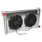 3 Row Radiator with Shroud Fan for Chevy/GMC C/K 10/20/30 (1967–1972)