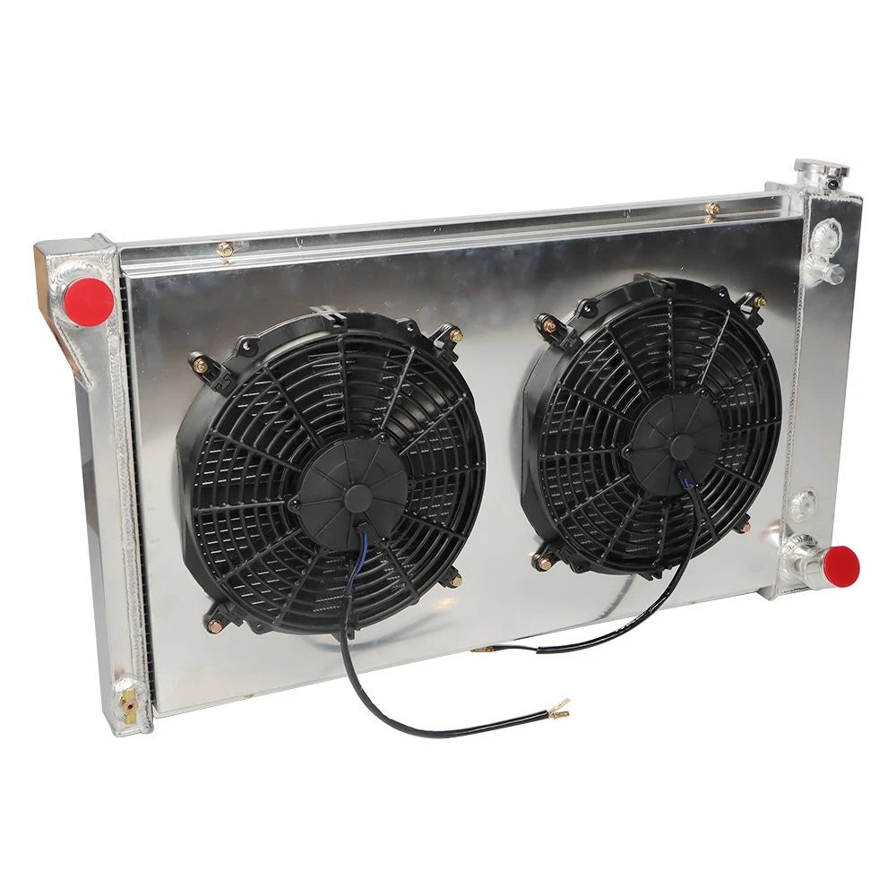 3 Row Radiator with Shroud Fan for Chevy/GMC C/K 10/20/30 (1967–1972)