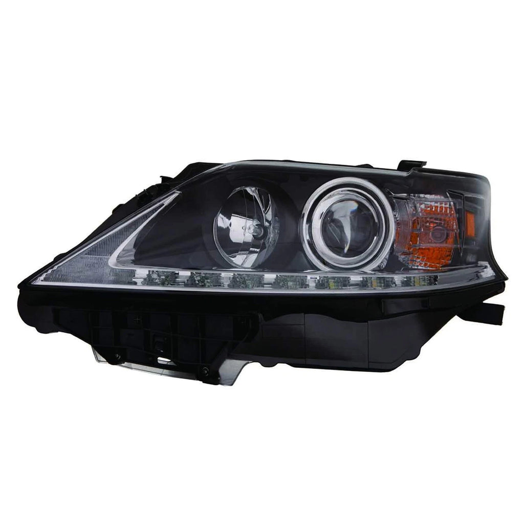Headlight Assembly Replacement Black Driver Side for Toyota Camry (2012–2017)