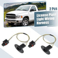 2X License Plate Light Wiring Harness Socket 5179988AB for Dodge Ram 1500 (2019–2023)