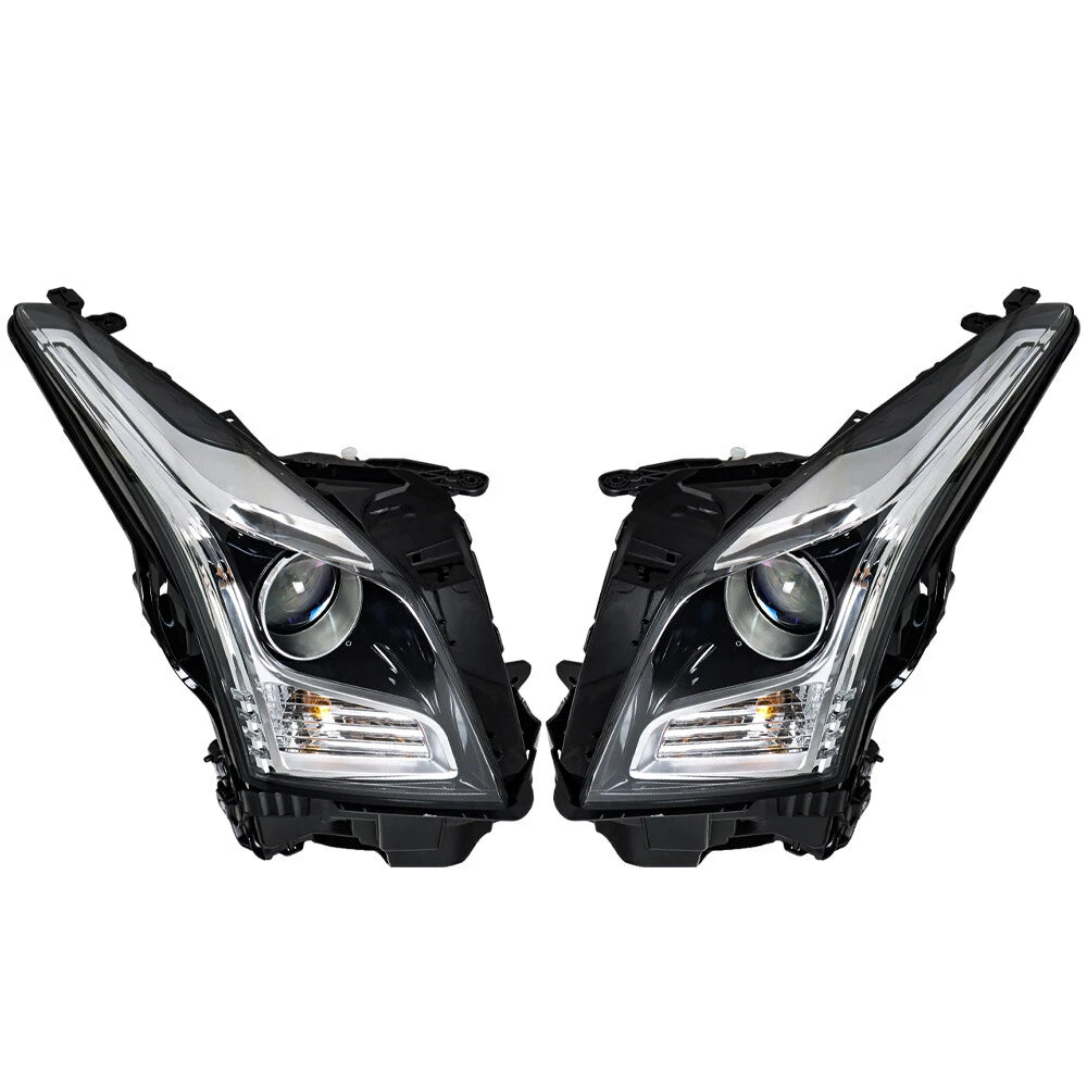 Halogen Headlights Pair with Bulbs for Cadillac ATS (2013–2018)