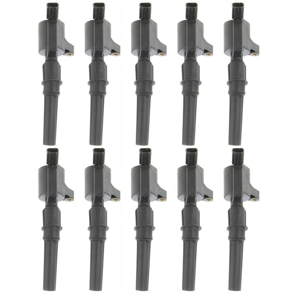 Ignition Coils Set of 10 for Ford E-Series and F-Series Trucks