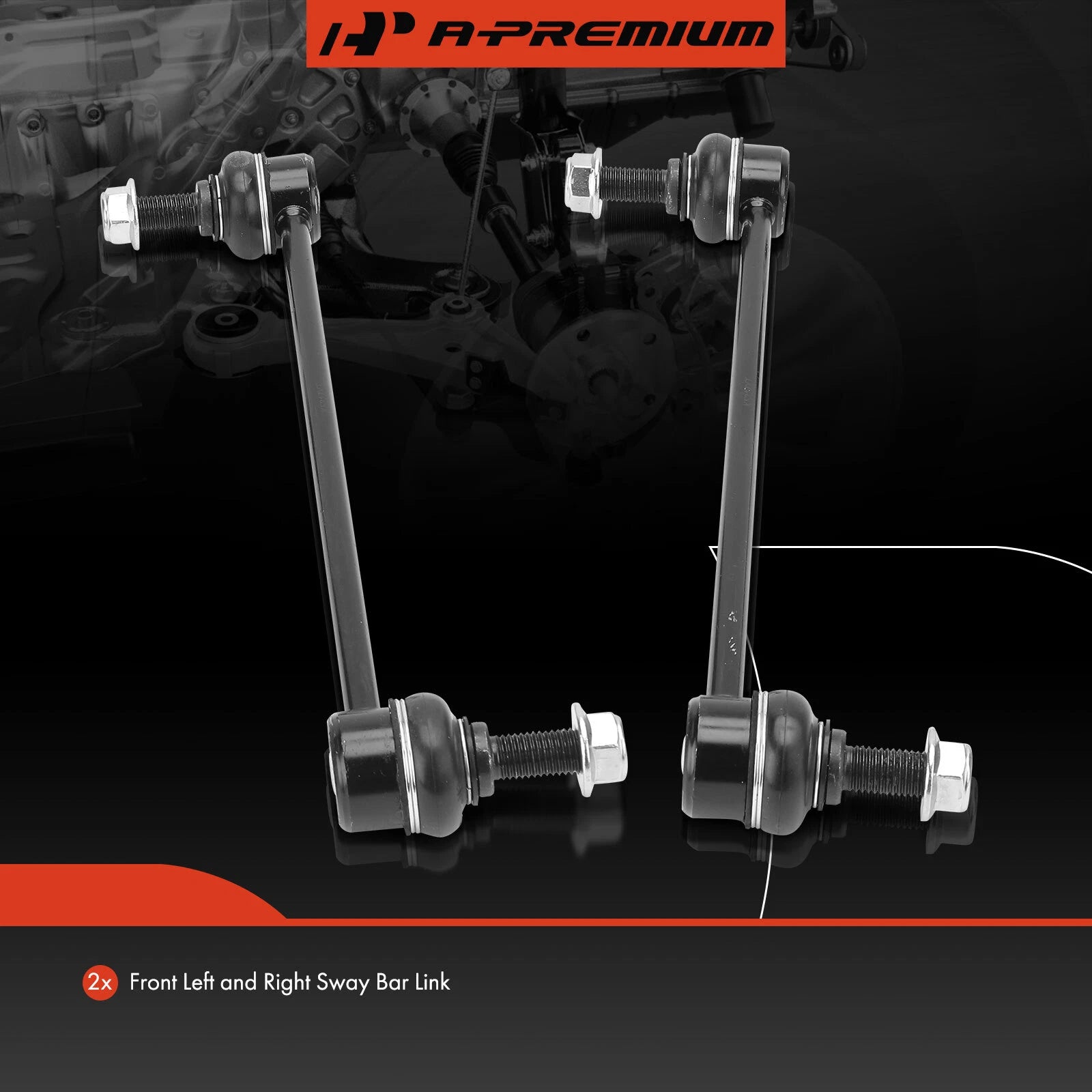 2X Front Sway Bar Links for Buick Reatta (1990-1991)