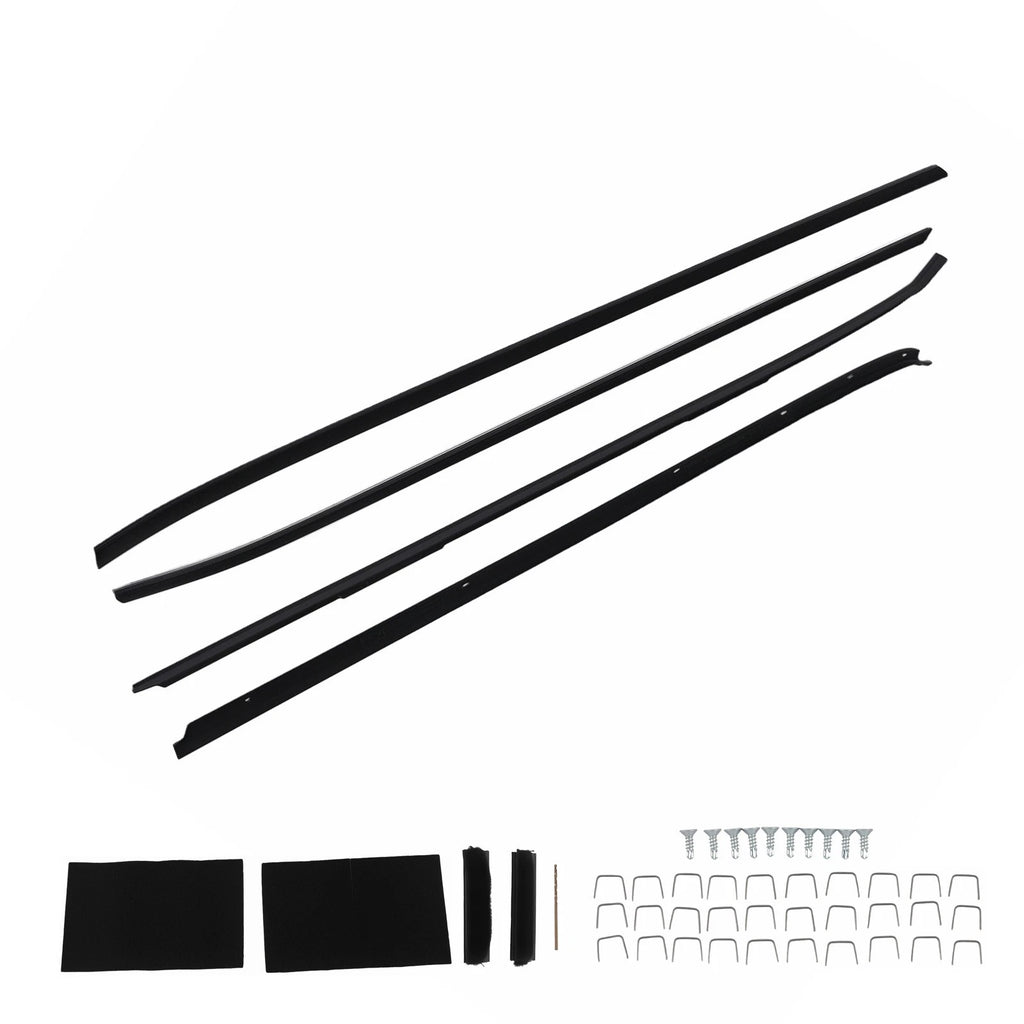 Set of 4 Weather Stripping Kit for Chevy Camaro Pontiac Firebird