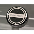 6pc "Raptor" Cap Covers w/Ford Blue Vinyl Inlay&Brushed Accent for 2011-14 F-150