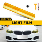 Headlight Taillight Fog Light Tint Film Vinyl for Universal (12"x72")