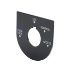 Ignition Switch Panel Trim Gloss Black for Harley Road Glide FLTRU (98-13)
