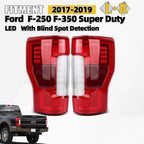 LED Tail Light Pair for Ford F-250 F-350 Super Duty (2017–2019)