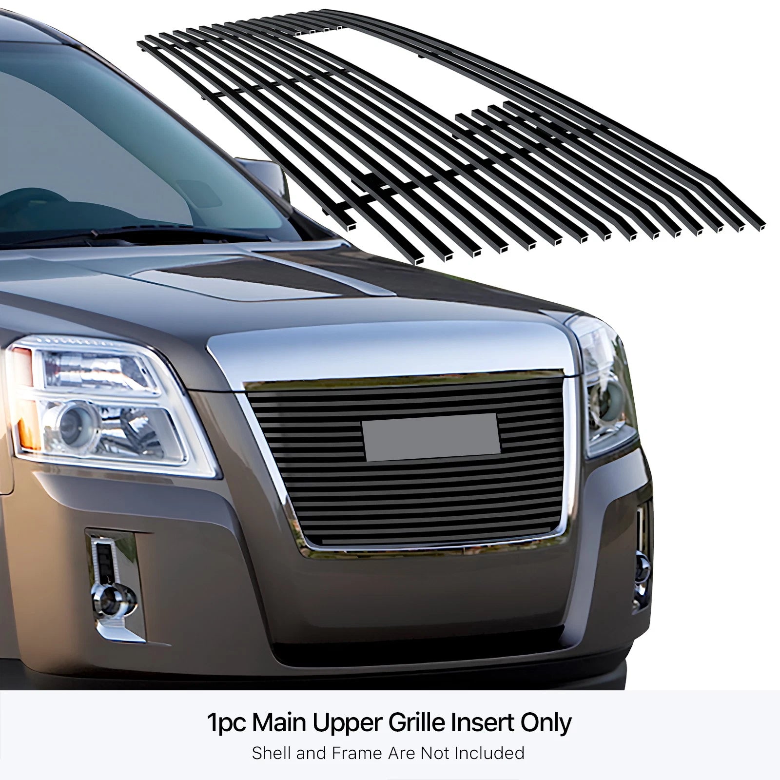 Stainless Black Billet Grille Insert for GMC Terrain (2010-2015)