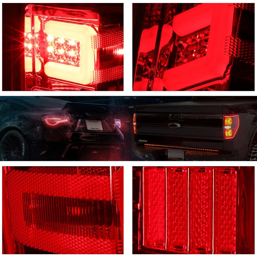 3D LED Bar Tail Light Brake Lamp for Chevy Silverado/GMC Sierra (2014–2019)