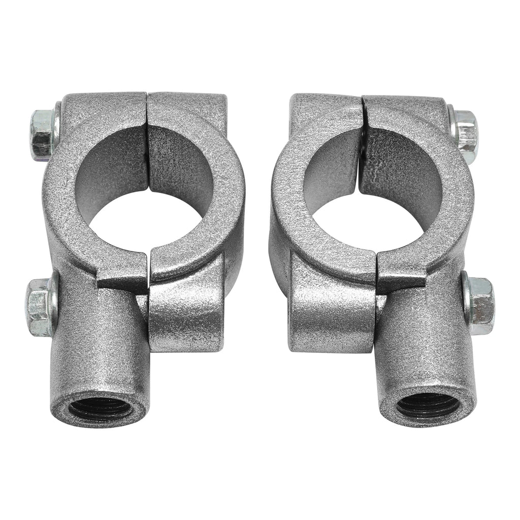 Set of 2 ATV Rear-View Mirror Clamps for 7/8" 22mm Handlebar
