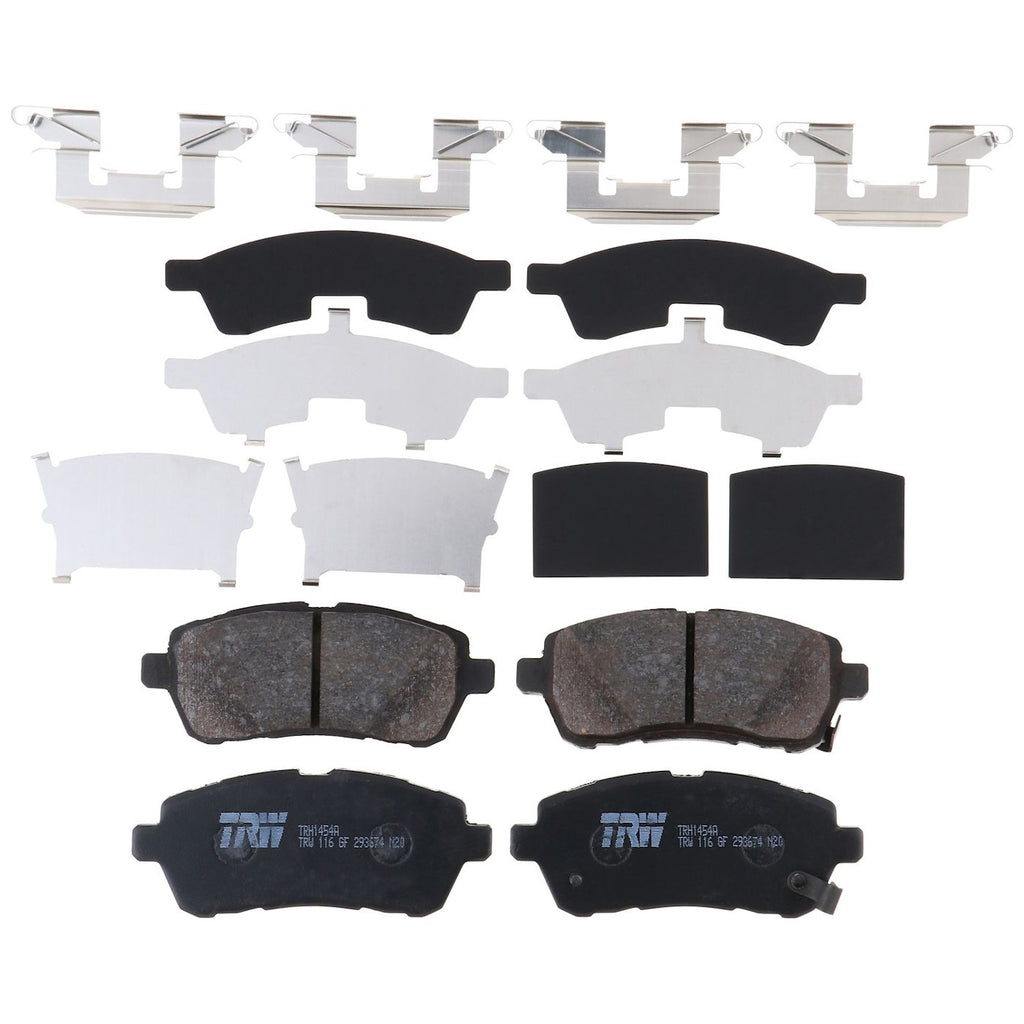 Set of 2 Brake Pads for Mazda 2 (2011–2014)