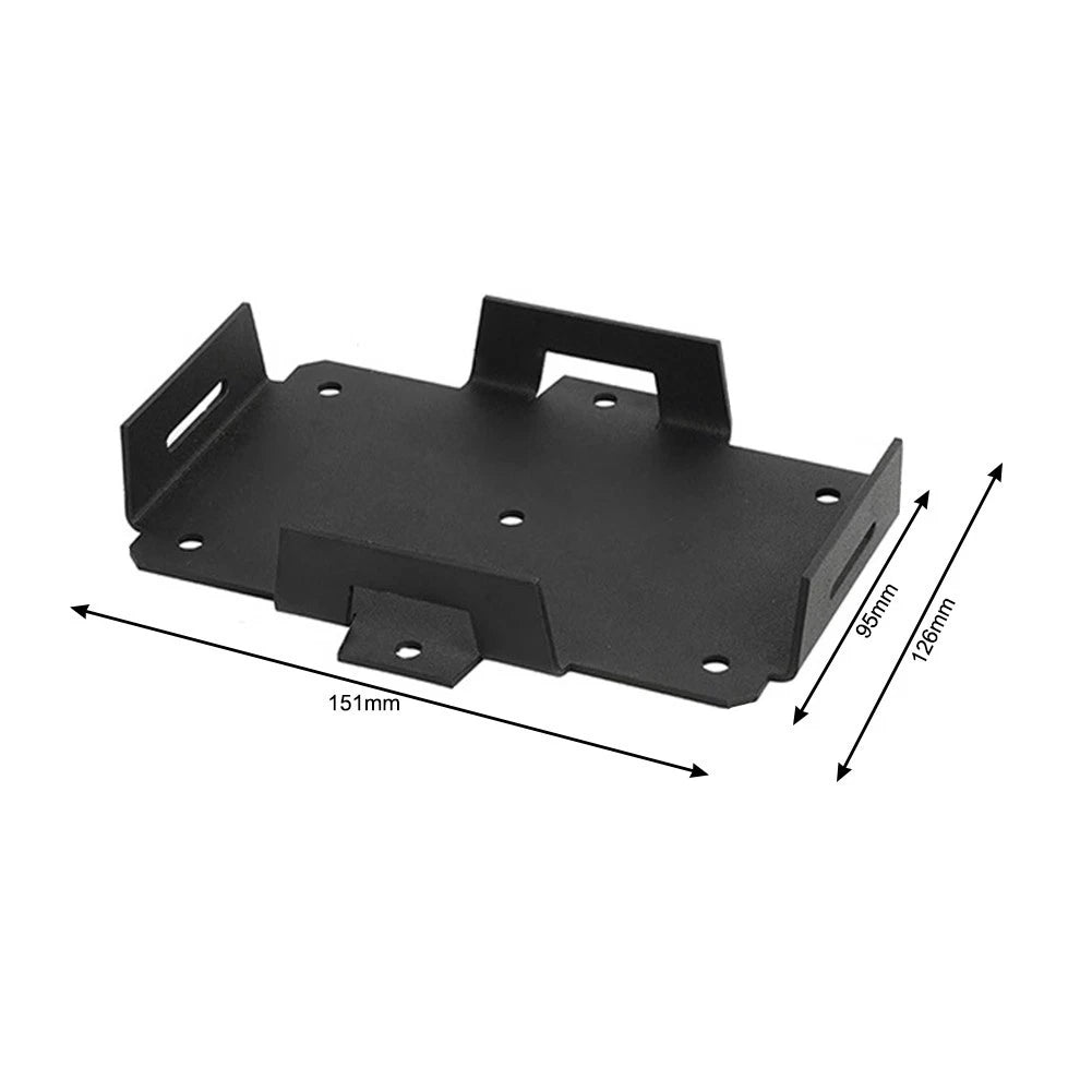 Battery Tray for Boats ATVs Motorcycles with Adjustable Aluminum Straps