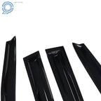 Set of 4 Window Visors for Toyota Highlander (2001–2007) Smoke Vent Guard