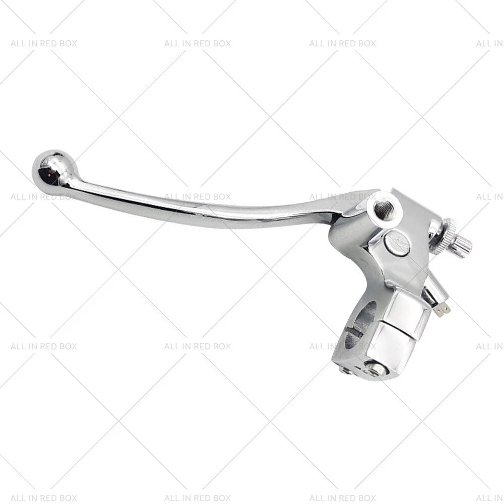 1" Chrome Brake Master Cylinder Clutch Lever for Harley