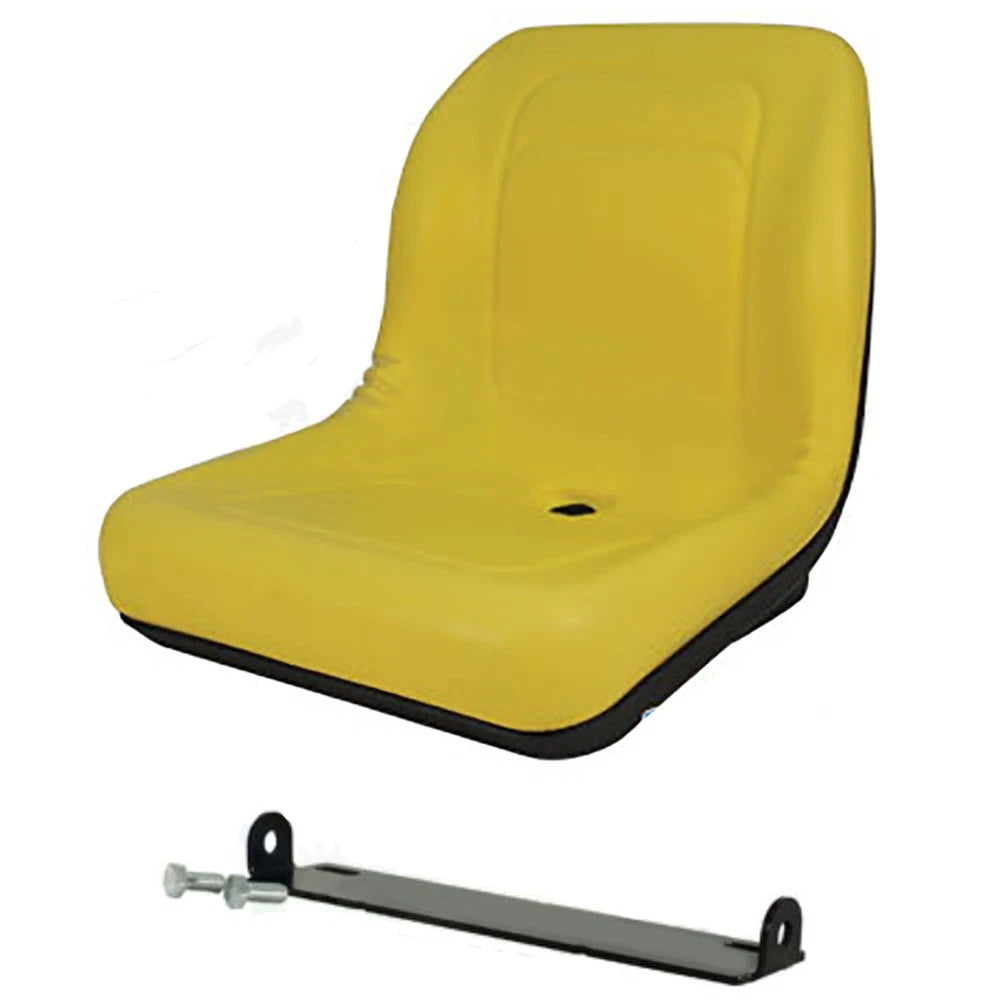 High Back Seat with Pivot Rod Bracket for John Deere GT242 GT245 GT262 GT275 (1992–2005)