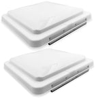2Pcs Replacement Roof Vent Lid Cover for Ventline Camper RV Trailer (14")