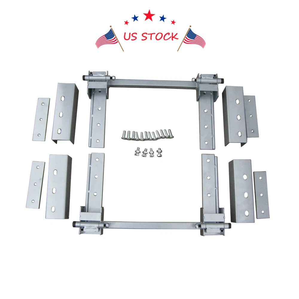 Set of 2 Heavy Duty Hidden Hinge Kit for Universal 2 Doors