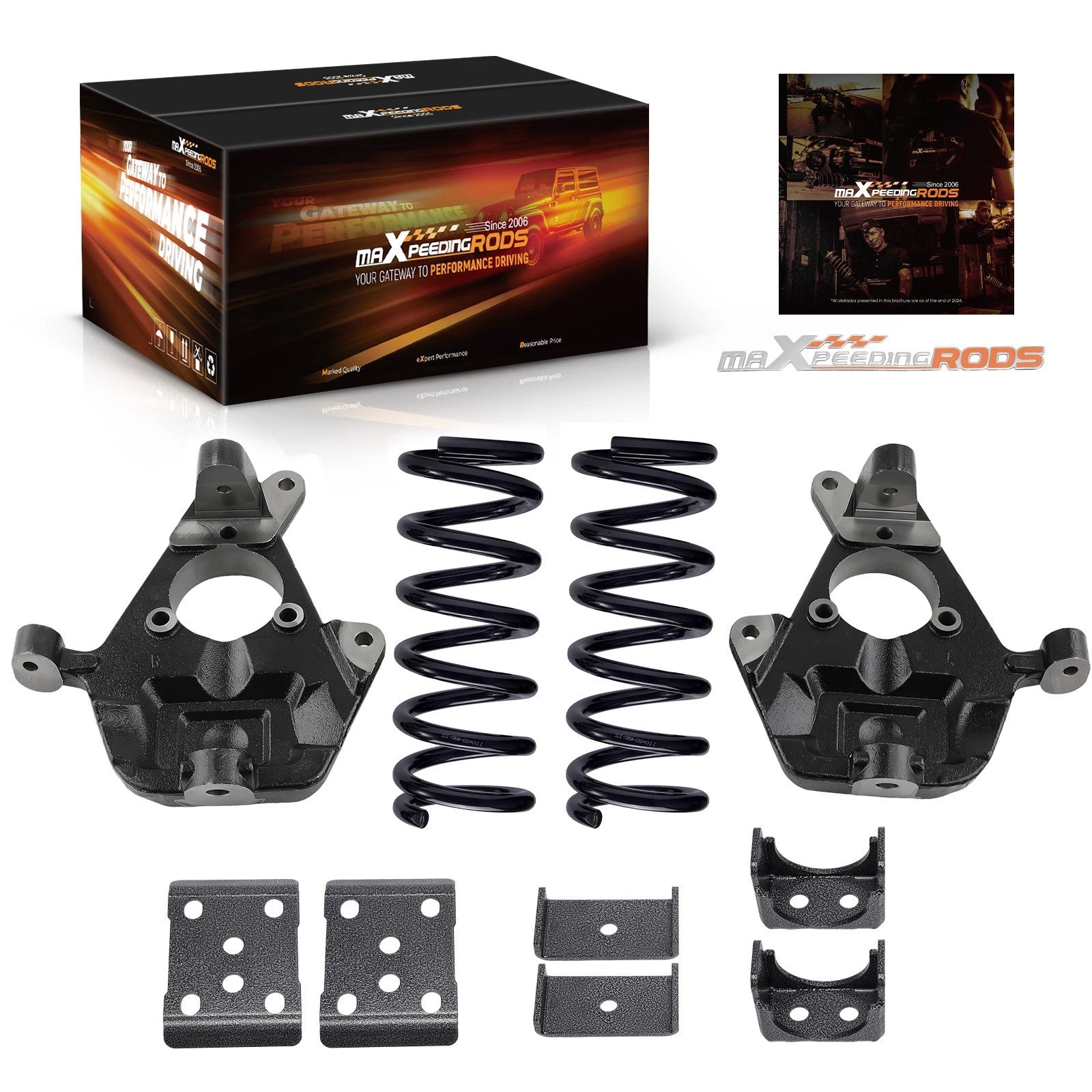 3" Front 6" Rear Drop Kit for Chevy Silverado GMC Sierra 1500 1999–2007