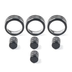 Black Central Control Switch Knob Ring Cover Trim for Honda Civic CR-V (2023-2024)