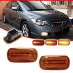 Sequential Amber LED Side Marker Lights for Honda Civic Acura RSX Integra