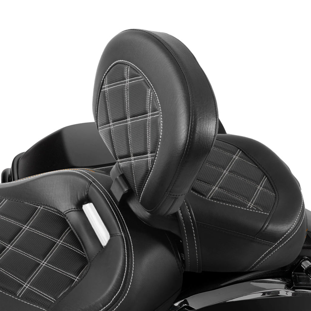 Driver Backrest Pad for Harley Touring Street Glide Road King (2009–2023)
