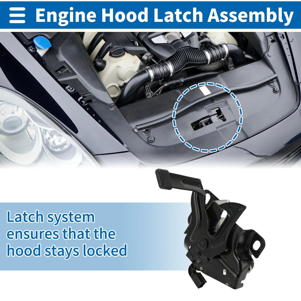 Hood Latch Assembly for Honda Accord (2013–2017) 2.4L L4