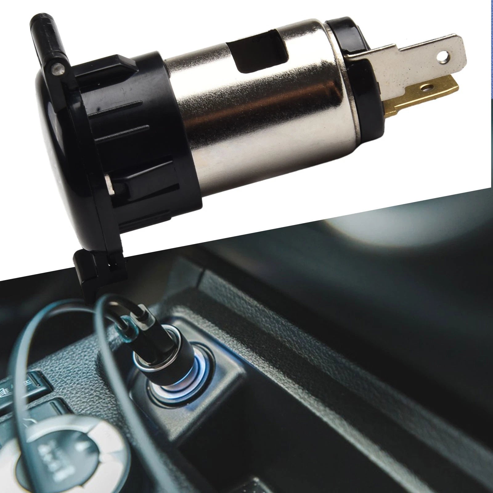Power Socket 10A for GPS Mobile Phone Camera (Universal Fit)
