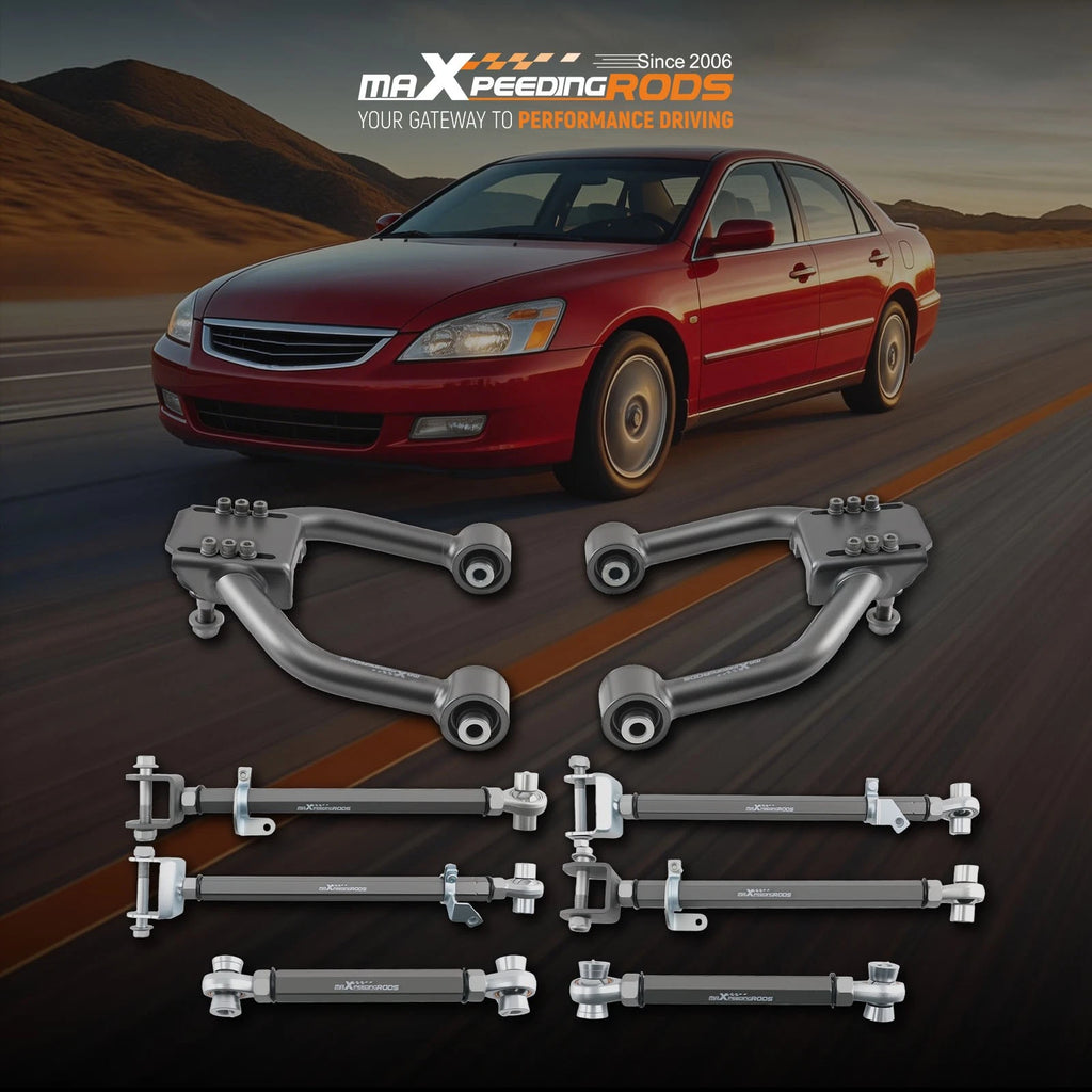 8Pcs Alignment Kit for Honda Accord Acura TL TSX (2003–2012) Camber Toe Traction