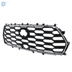 Plastic Black and Chrome Front Bumper Upper Grille for Toyota Sequoia (2023–2024)