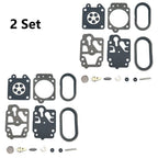 2X Carburetor Gasket Kit for Husqvarna 130BT (K20-WYA)