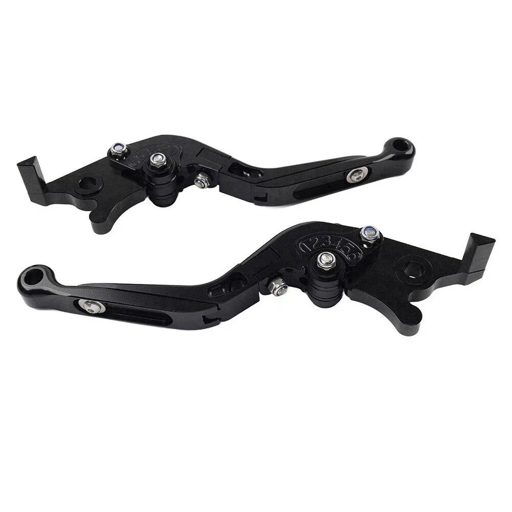 CNC Extendable Brake Clutch Levers for Yamaha YZF R1 (2009-2014) Black