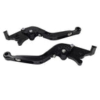 CNC Extendable Brake Clutch Levers for Yamaha YZF R1 (2009-2014) Black