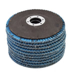 50 Pack 4-1/2" 60 Grit T29 Zirconia Flap Discs for Automotive Use