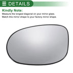 Left Side Convex Mirror Glass for Ford Ka (2008–2017) 639664012731