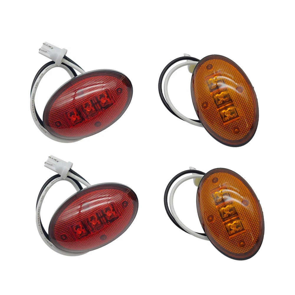 LED Side Fender Marker Light for Ford F350 F450 (1999–2010) - Amber/Red