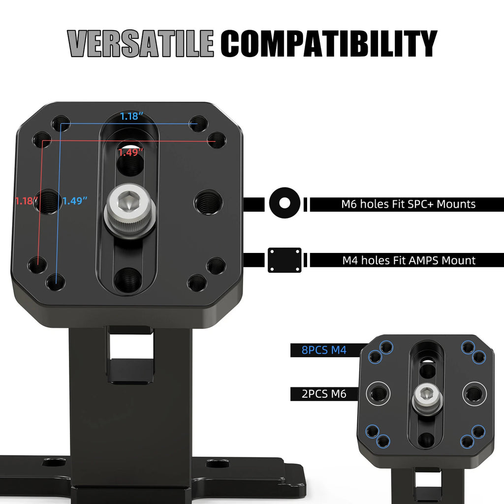 NICECNC Bar Clamp GPS Phone Mount Bracket for KTM 890 Adventure R (2023-2024)