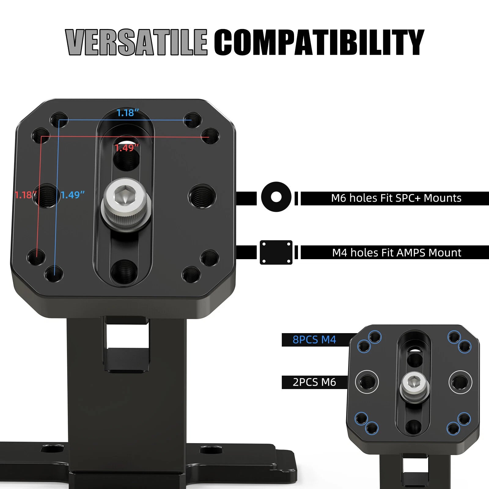 NICECNC Bar Clamp GPS Phone Mount Bracket for KTM 890 Adventure R (2023-2024)
