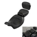 Driver & Passenger Seat Backrest Pad for Harley Touring Road Glide (2009-2023)