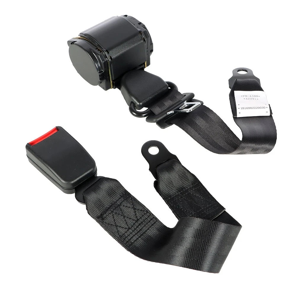 Retractable 3 Point Safety Belt for Jeep Wrangler CJ YJ (1982–1995)