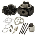 Top End Kit for Yamaha PW50 QT50 (1979–2017) - Piston Cylinder Head