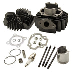 Top End Kit for Yamaha PW50 QT50 (1979–2017) - Piston Cylinder Head