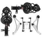 8PC Front Struts + Control Arms Sway Bar Tie Rod For Nissan Altima 13-2018 sedan