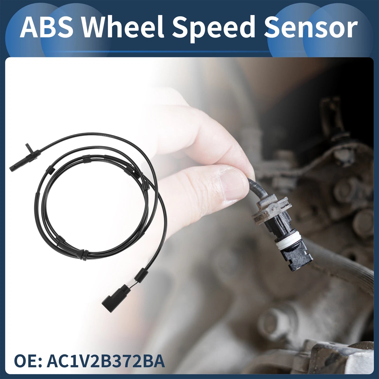 ABS Wheel Speed Sensor for Ford Transit (2014–2023) No.AC1V2B372BA