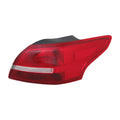 Replacement Passenger Side Outer Tail Light Assembly For 2015-2018 Ford Focus
