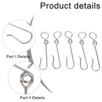 5PCS Stainless Steel Hooks for MAPP Propane Bottles