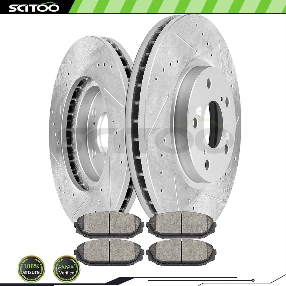 Front Brake Rotors & Ceramic Pads for Honda Odyssey, Acura MDX (1999–2004)